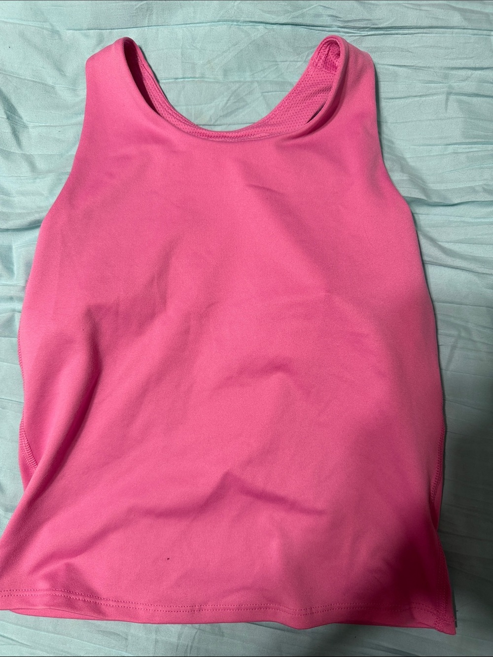 Bright Pink Athletic Tank Top